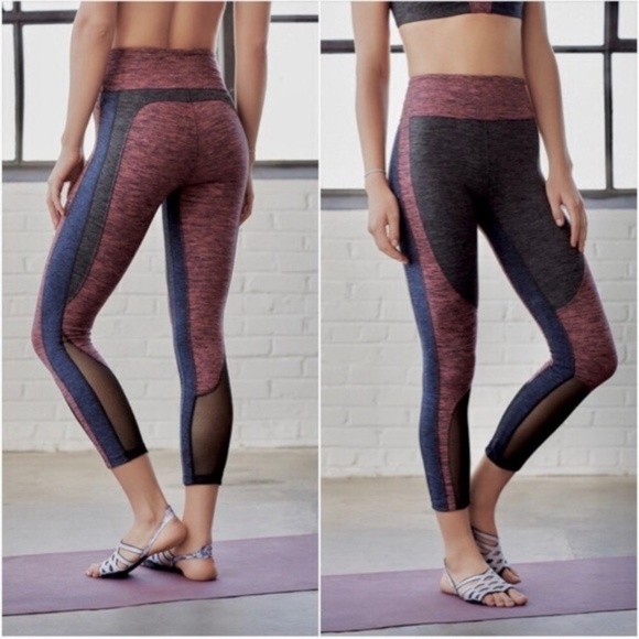 FP Movement Color Block Mesh Cut Out Leggings - Picture 2 of 8